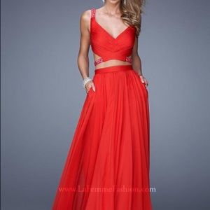 La femme prom dress